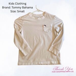 Tommy Bahama Kids Cream Long Sleeve Tee